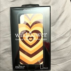 Wildflower iPhone XR Latte Love Case